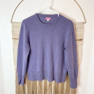 J. Crew Classic Fit Crew Neck Sweater Purple S